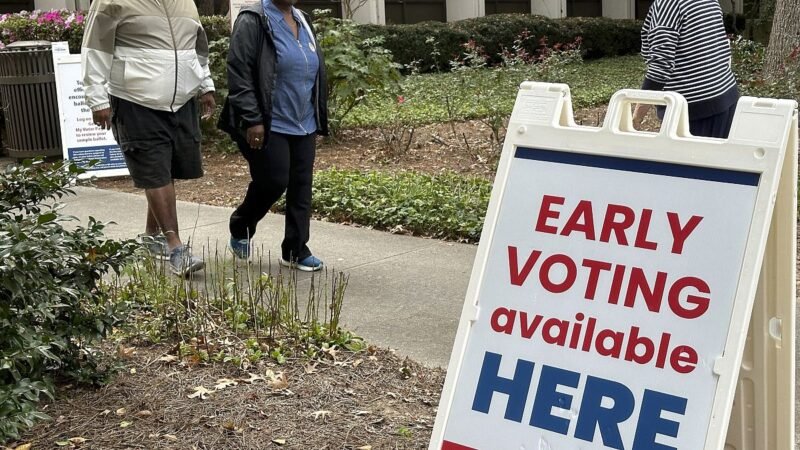 Participación récord en el primer día de votación anticipada en Georgia