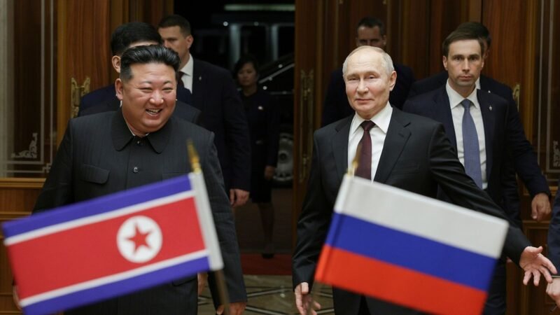 Putin exhibe poder nuclear ruso en visita de Corea del Norte.