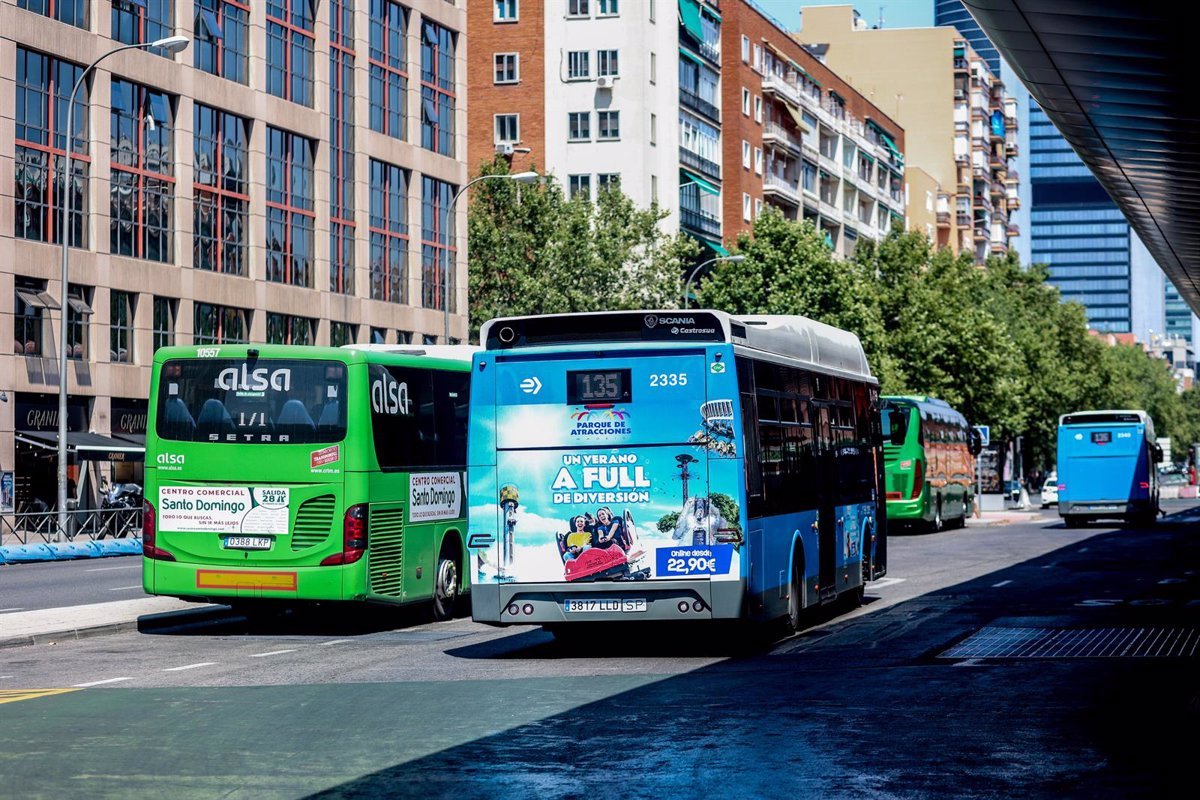 Servicio mínimo del 75% en EMT y 80% en autobuses interurbanos por huelga el lunes