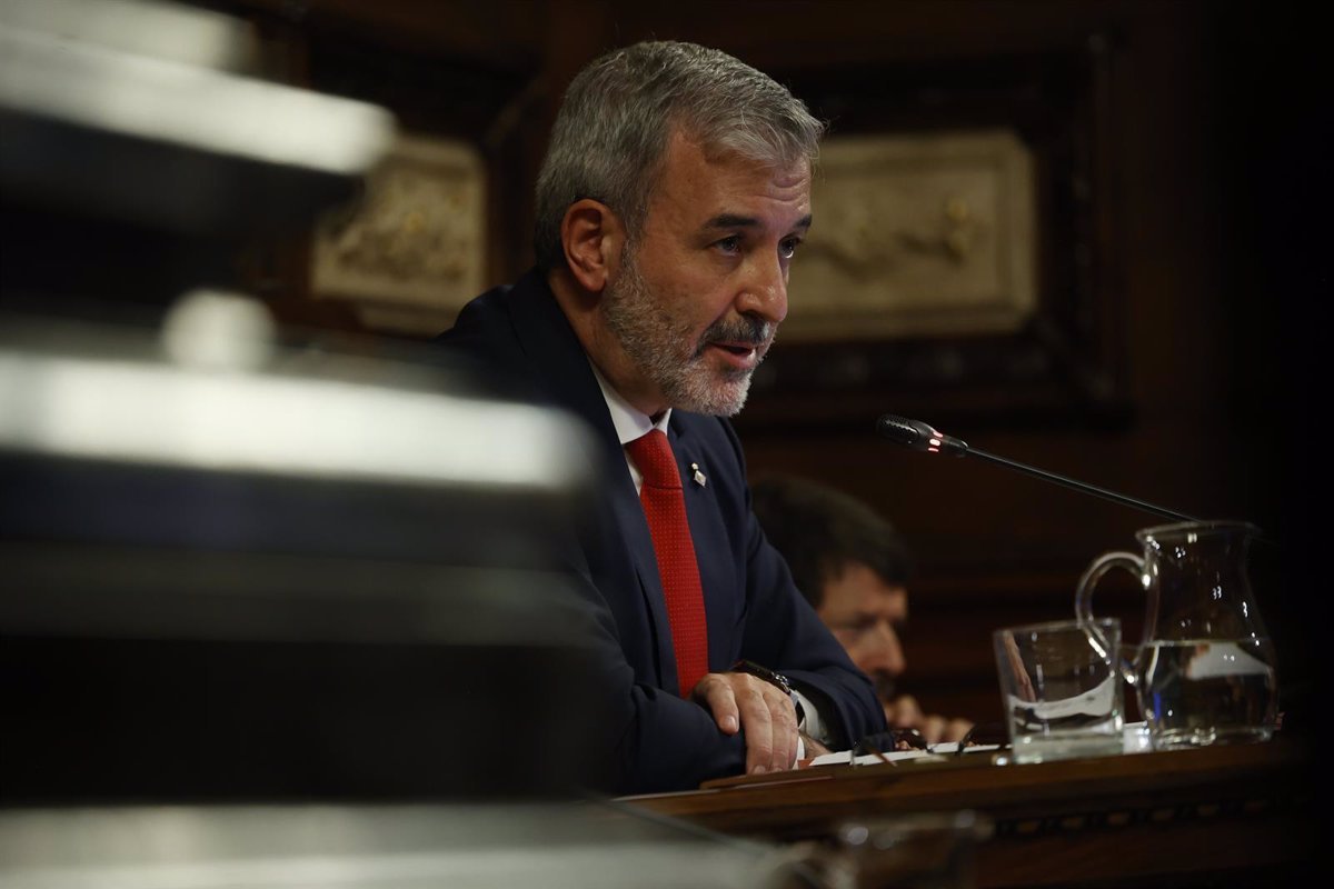 Impacto mínimo de la lluvia en Barcelona, según Collboni