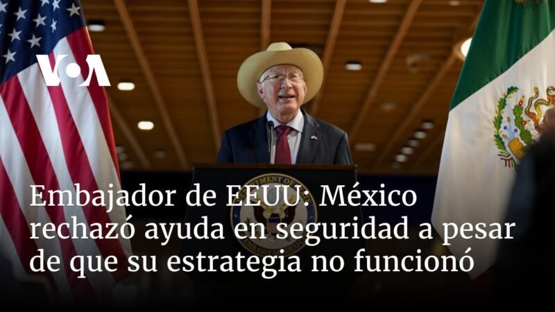 México rechazó ayuda de seguridad a pesar de fallas en estrategia.