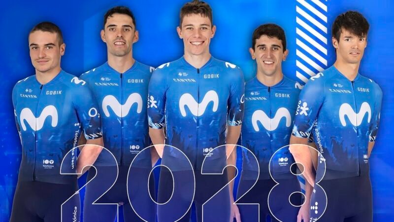 Jóvenes promesas del ciclismo español se comprometen con Movistar hasta 2028