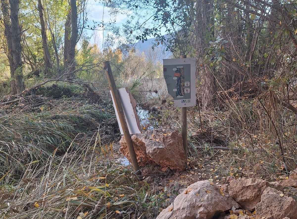 Cierre temporal de las Chorreras del Cabriel por daños de la DANA