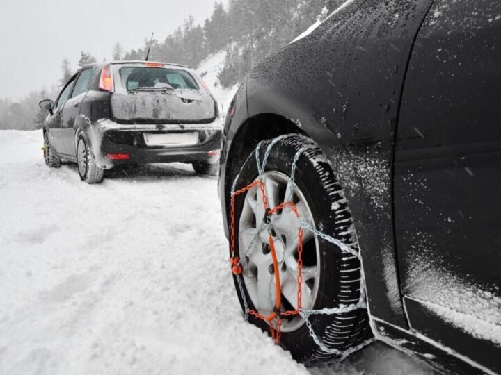 Consejos para conducir con cadenas en la nieve