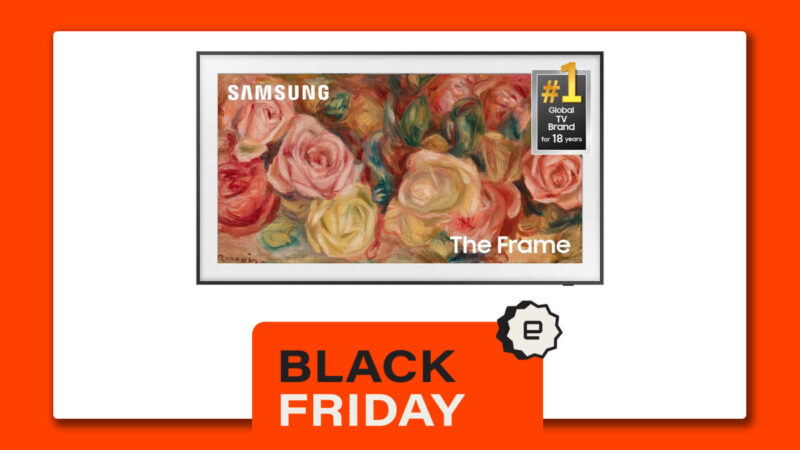 Descuento del 40% en televisores Samsung Frame en Black Friday TV.