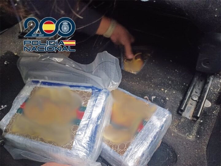 Hombre detenido en Ferrol con 3,5 kilos de cocaína en su coche