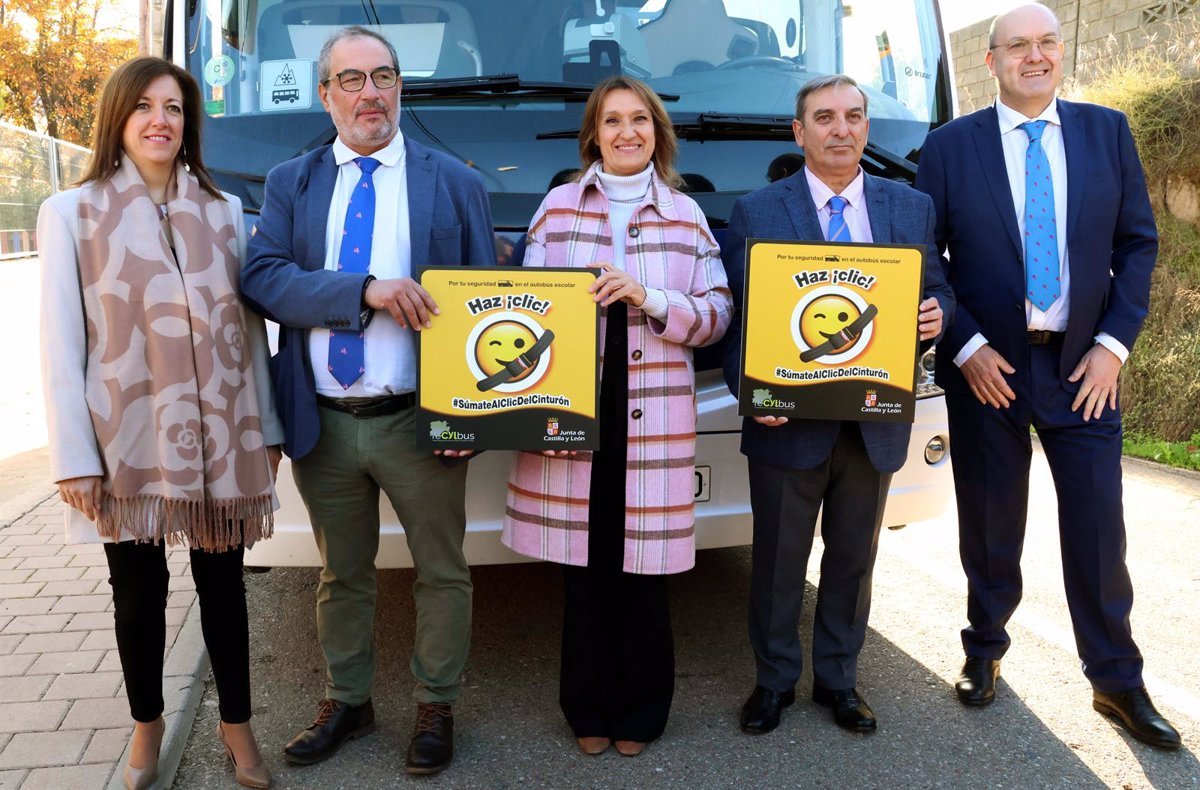 La Junta fomenta el uso del cinturón de seguridad entre 36,000 estudiantes de transporte escolar diario