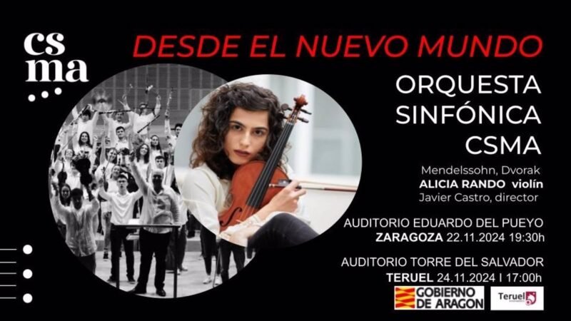 La Orquesta Sinfónica del CSMA debuta en Teruel con Alicia Rando