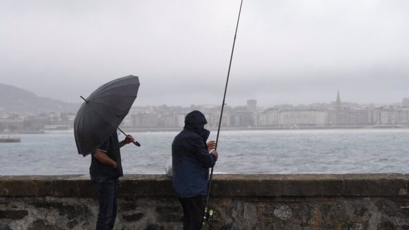 Lluvias en el litoral de Euskadi este sábado