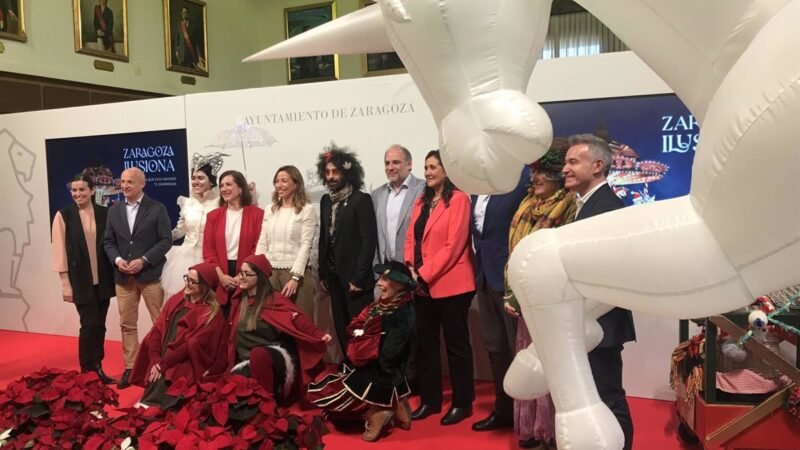 Malikian compone música para la Cabalgata de Reyes en Zaragoza con un pasillo de luz al Parque Grande.