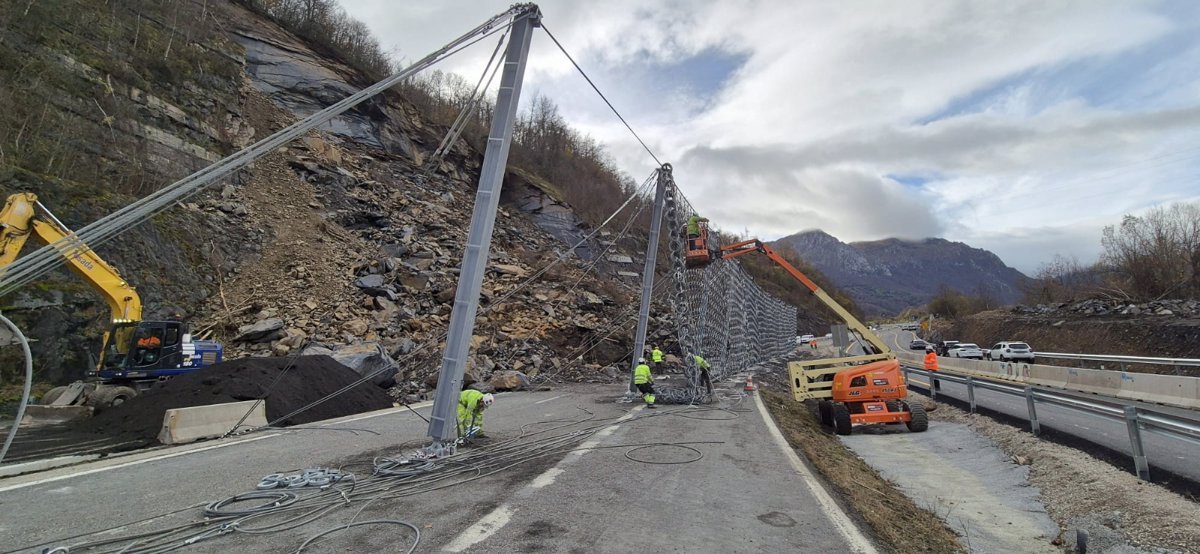 Reapertura de la autopista Huerna este miércoles a las 20:00.