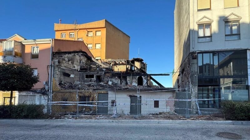 Reconstrucción del edificio derrumbado en La Albericia por el Ayuntamiento de Santander