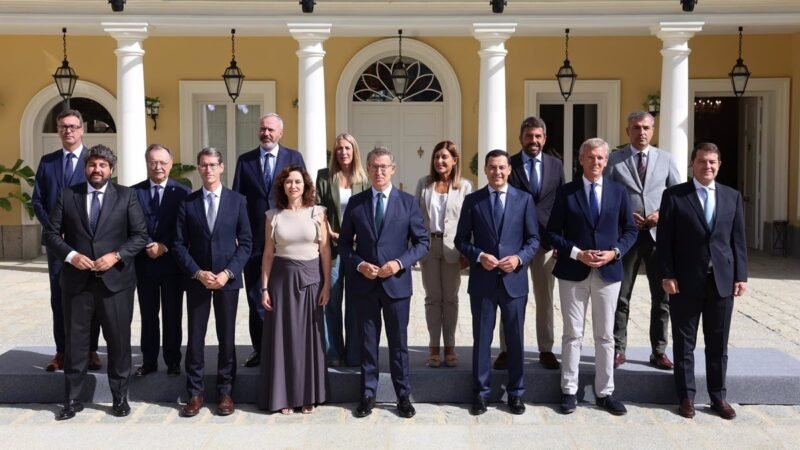 Reunión de presidentes autonómicos convocada por Feijóo vía videoconferencia