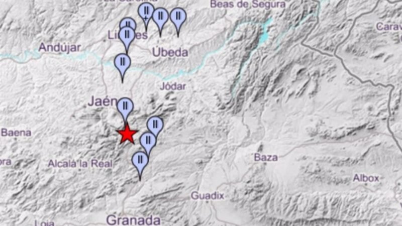 Terremoto de 3,4 en Cárcheles se sintió en Jaén