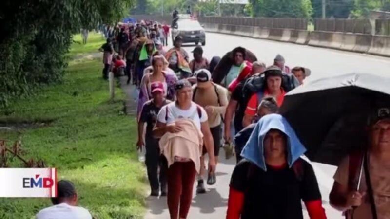 Nuevo intento de caravana migrante hacia Estados Unidos