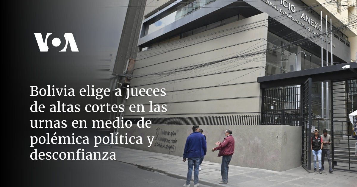 Bolivia elige jueces en las urnas en medio de polémica política y desconfianza. Decisiones judiciales en disputa.