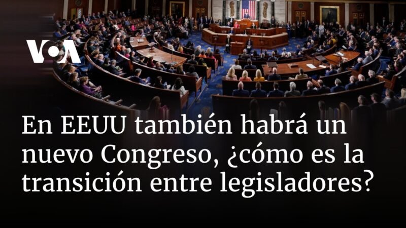 Transición entre legisladores en el nuevo Congreso de EE.UU.