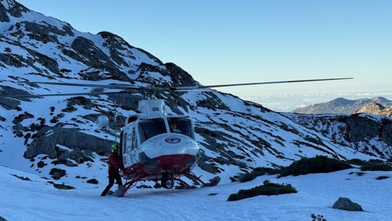 Búsqueda sin éxito del joven escalador en Picos de Europa