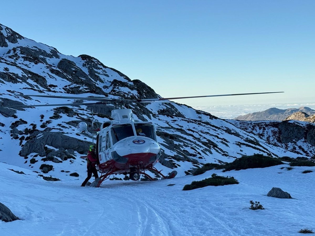 Búsqueda sin éxito del joven escalador en Picos de Europa