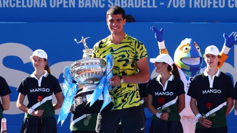 Carlos Alcaraz en busca de la triple corona en el Barcelona Open Banc Sabadell