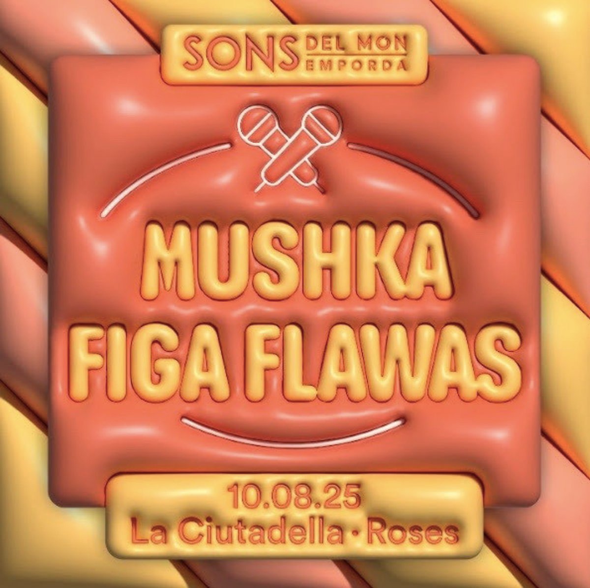 Concierto de Figa Flawas y Mushkaa en Ciutadella de Roses (Girona) el 10/08/2025