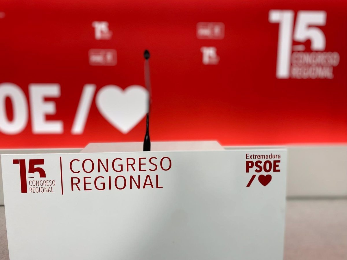 Debate único de primarias del PSOE de Extremadura el 27 de diciembre