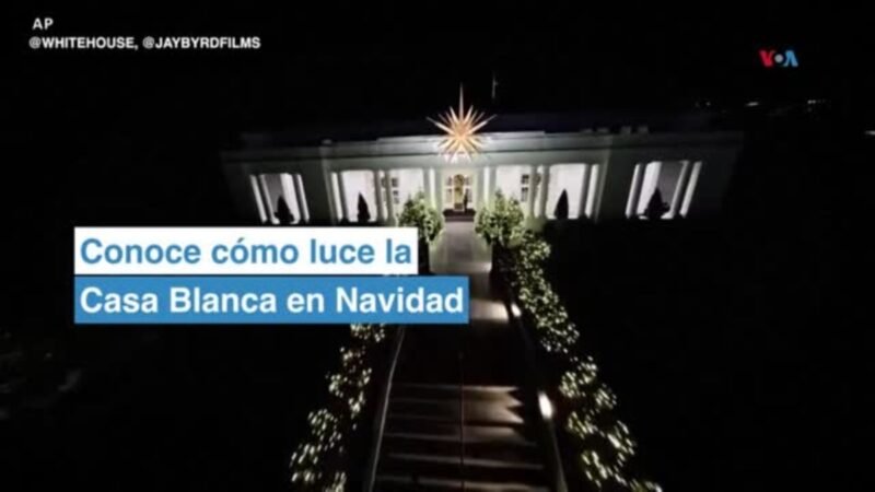 Descubra la decoración navideña de la Casa Blanca