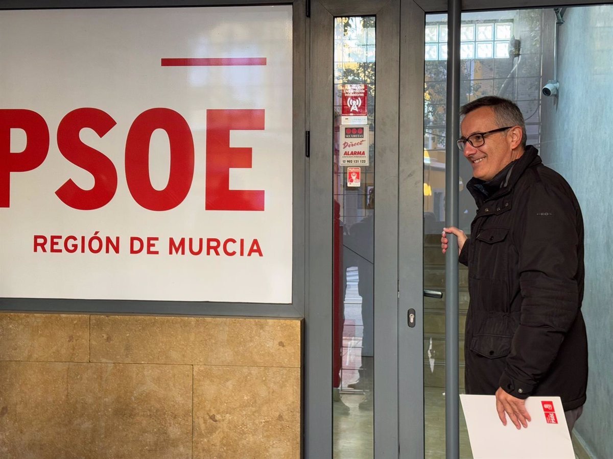 Diego Conesa busca revitalizar al PSRM-PSOE con su precandidatura.