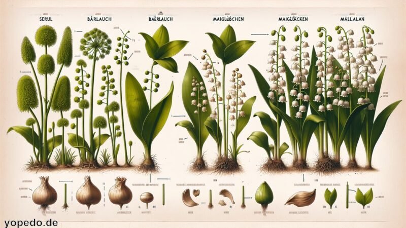 Diferencia entre Bärlauch y Maiglöckchen – Yopedo.