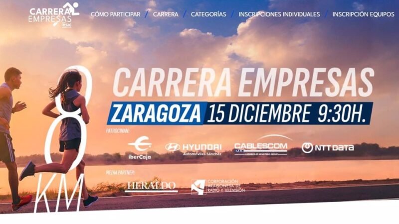 El concejal José Luis Bancalero y la alcaldesa Natalia Chueca participan en la X Carrera Empresarial ESIC. – Participación de autoridades en carrera empresarial ESIC.