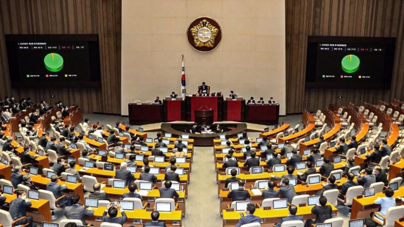 El partido del presidente surcoreano se mantiene firme ante el impeachment.