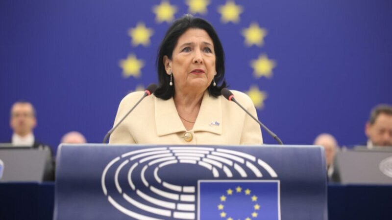 El presidente en funciones de Georgia solicita ayuda urgente de la UE ante crisis.