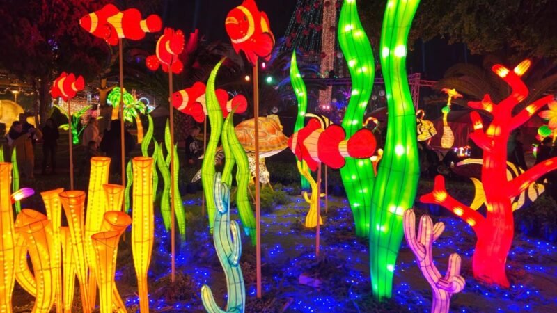 Experiencia única en ‘Lucidum’: jardín bioluminiscente con flora y fauna global