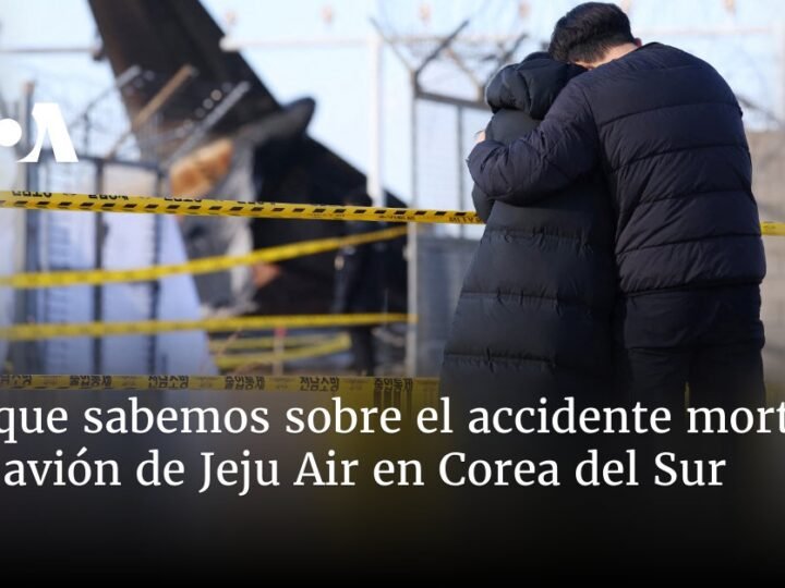 Fatal accidente aéreo de Jeju Air en Corea del Sur: lo que sabemos