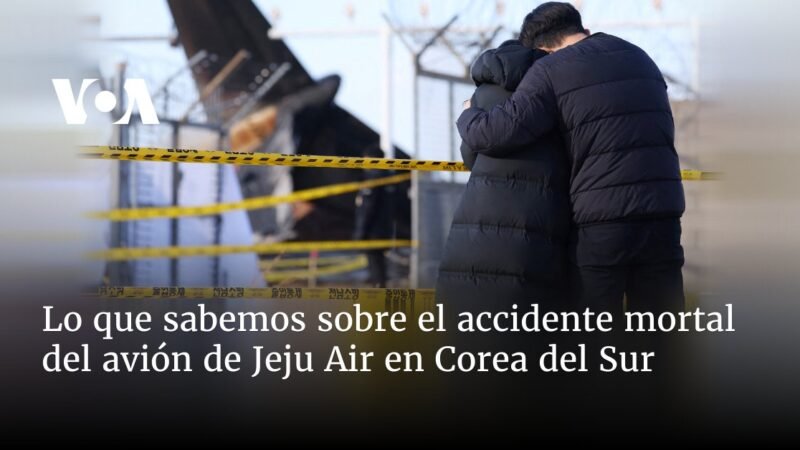 Fatal accidente aéreo de Jeju Air en Corea del Sur: lo que sabemos