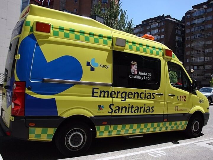 Joven herida es liberada tras volcar su coche en Valladolid