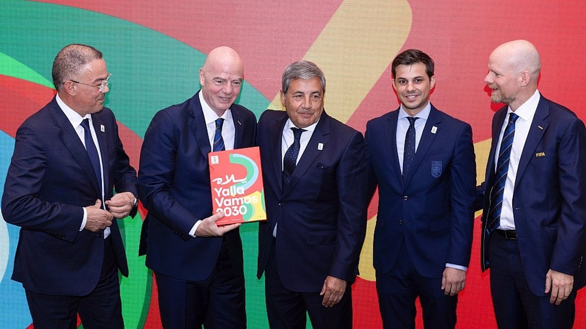 La Copa Mundial de la FIFA 2030 se celebrará en España, Portugal y Marruecos