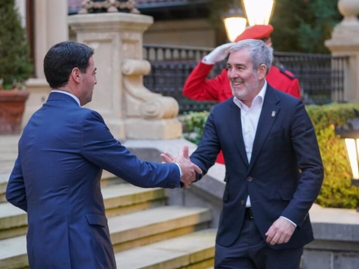 Lehendakari y presidente de Canarias unen fuerzas por los menores extranjeros.