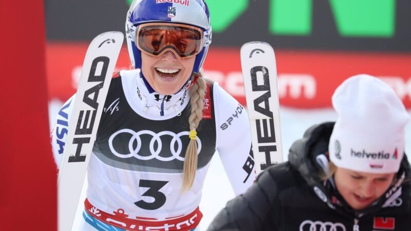 Lindsey Vonn regresa al Mundial con un «comienzo perfecto» tras casi seis años de ausencia.