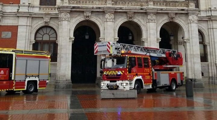 Los bomberos de Valladolid atienden siete incidentes desde Nochebuena