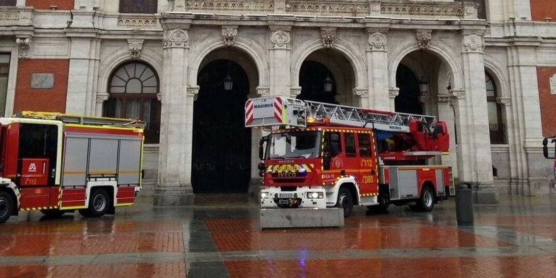 Los bomberos de Valladolid atienden siete incidentes desde Nochebuena