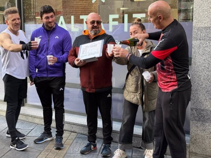 Los socios del gimnasio AltaFit de Miribilla se llevan parte del tercer premio