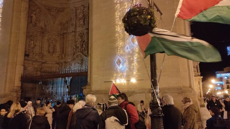 Manifestación en Palestina pide el fin del genocidio de Israel