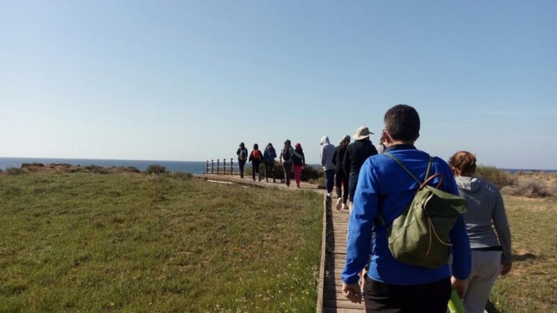 Mostradores para visitantes en Calblanque, Las Cenizas y Peña del Águila