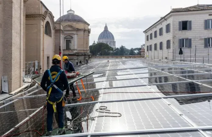 Nueva ventana fotovoltaica en Museos Vaticanos se inaugura