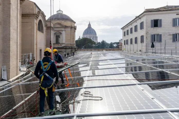 Nueva ventana fotovoltaica en Museos Vaticanos se inaugura