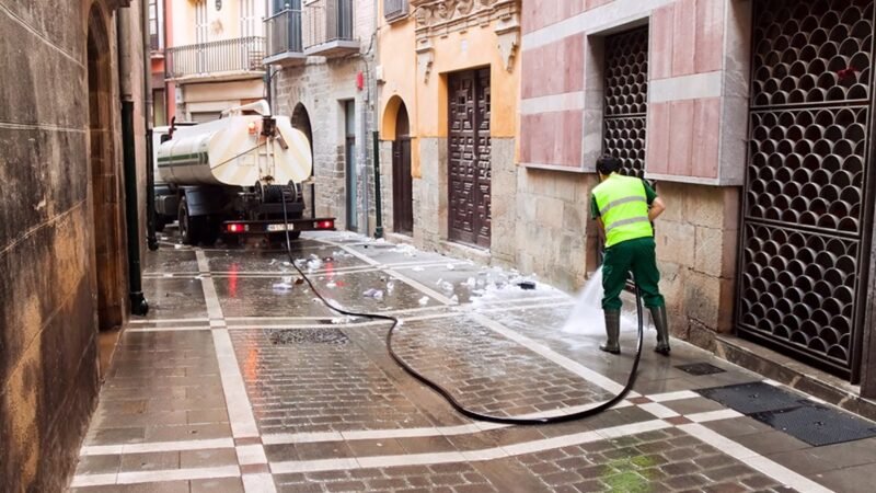 Pamplona aumentará el presupuesto para limpieza de la ciudad