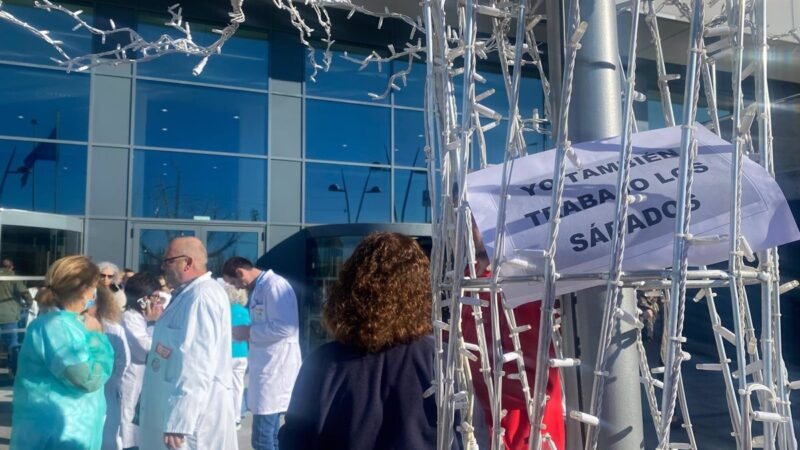 Protesta en Salamanca por falta de compensación por trabajo sábado