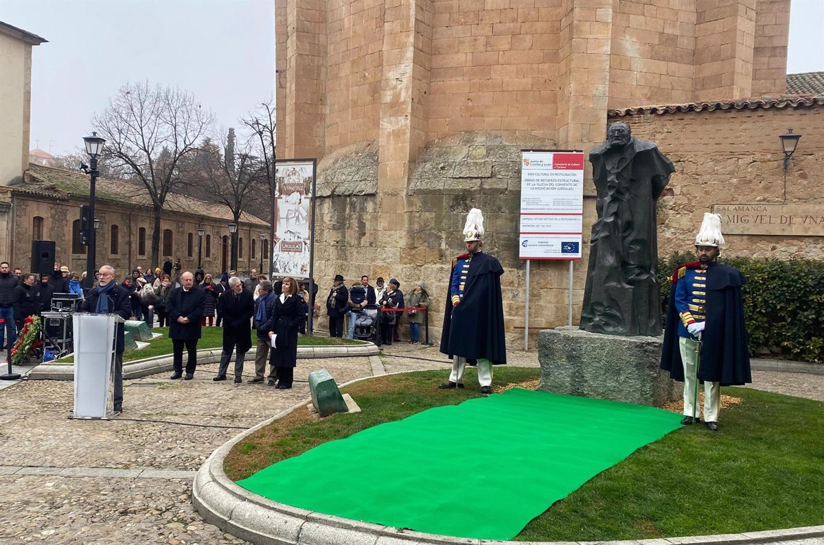 Salamanca conmemora a Unamuno en su 88 aniversario de fallecimiento