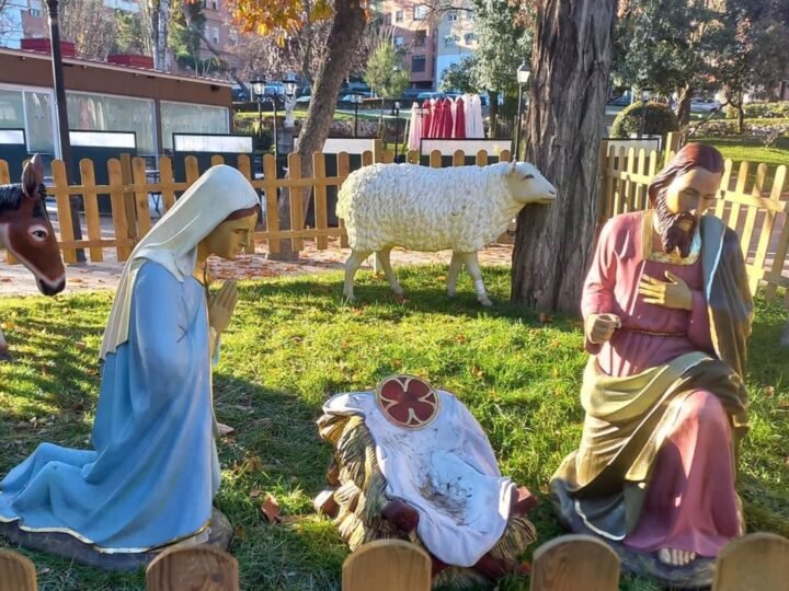 Sustraen al Niño Jesús del belén en Parque de la Concordia, Guadalajara